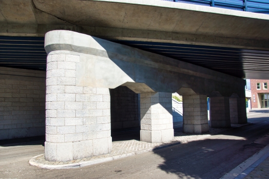 Rue Mandeville Rail Overpass 