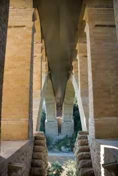 Passerelle sous le Pont Adolphe 