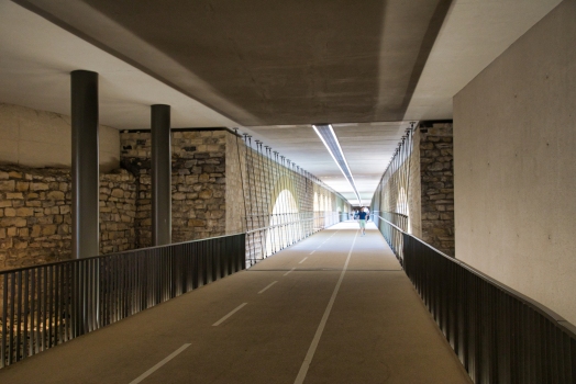 Pedestrian and Cycleway Bridge under Adolphe Bridge