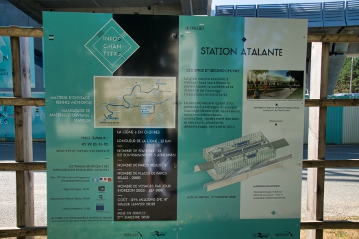 Metrobahnhof Atalante