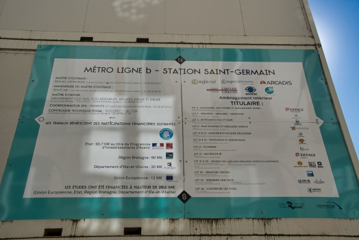 Station de métro Saint-Germain 