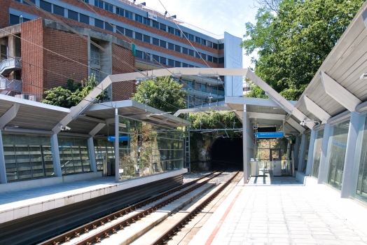 Eisenbahnviadukt und Bahnhof Loyola
