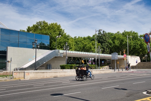 Fußgängerbrücken Montjuïc