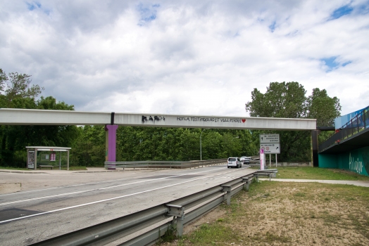 Geh- und Radwegbrücke Sant Celoni 