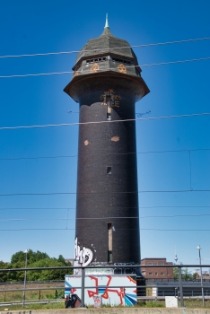 Wasserturm am S-Bahnhof Ostkreuz