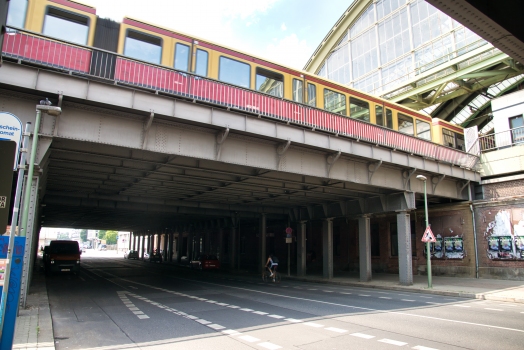 Strasse der Pariser Kommune Rail Overpasses