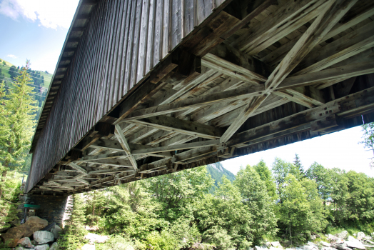 Holzbrücke Splügen 
