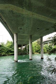 Reussbrücke Verzweigung Rotsee 