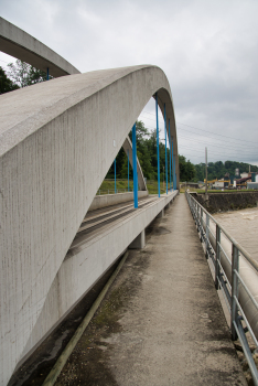 Steeltec-Eisenbahnbrücke