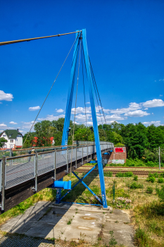 Wolfen Cable-stayed Footbridge