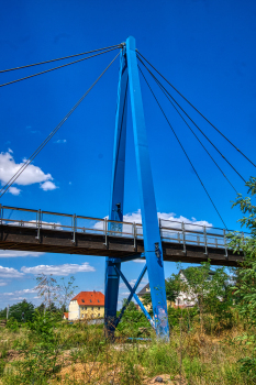 Wolfen Cable-stayed Footbridge
