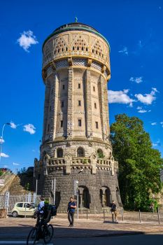 Wasserturm am Bahnhof von Metz