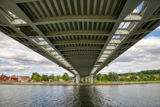 Albertkanal-Hängebrücke Kanne 