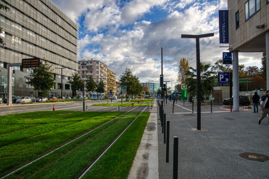 Linie 2 der Straßenbahn Nizza