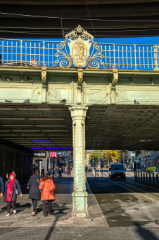 Pont ferroviaire sur l'avenue Jean-Médecin