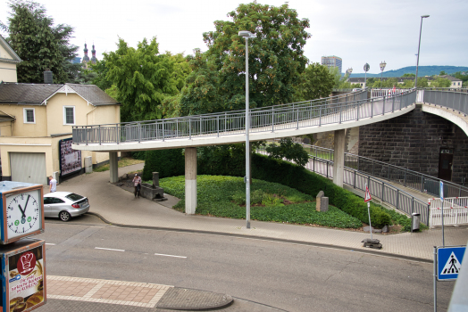 Fußgängerrampe der Balduinbrücke