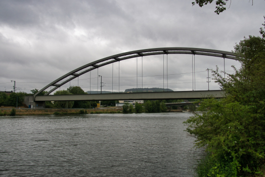 Saar-Eisenbahnbrücke Konz