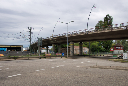 Hochstraßenbrücke Rheinhafenstraße
