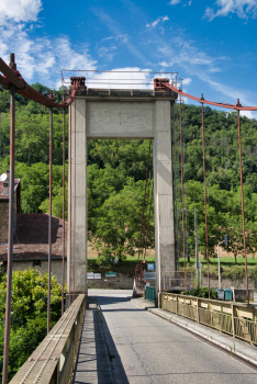 Hängebrücke Saint-Lattier