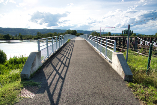 Geh- und Radwegbrücke Pont-de-l'Isère
