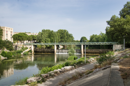 Barrage-passerelle de Montpellier