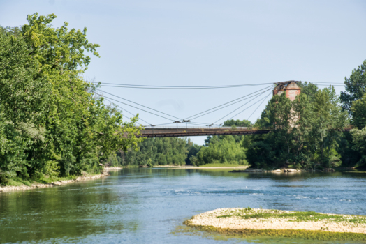 Hängebrücke Bourret