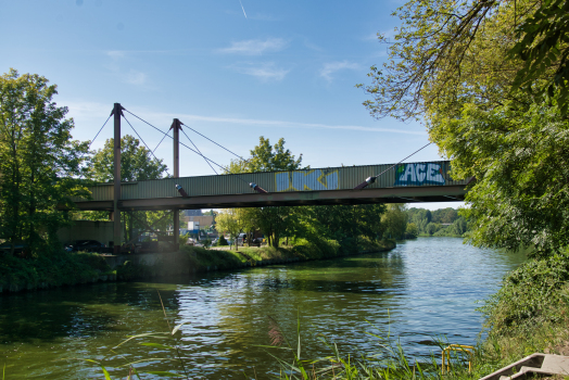 Rohrbrücke Heizkraft Steglitz