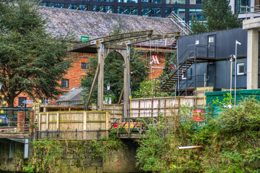 Manchester and Salford Canal Junction Lock Footbridge 