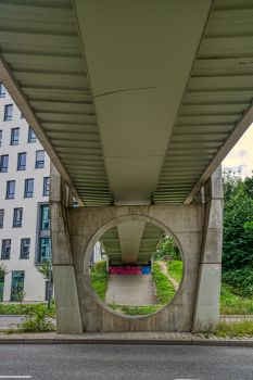 Passerelle sur la Speyerer Strasse