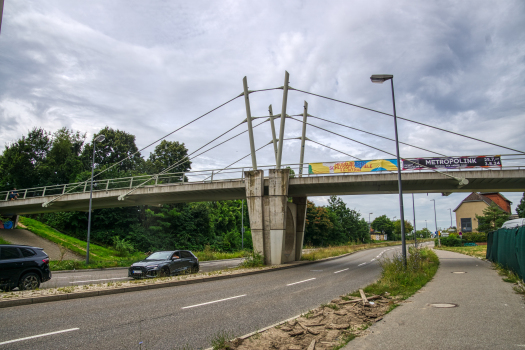 Passerelle sur la Speyerer Strasse