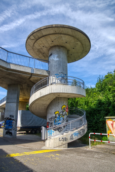 Geh- und Radwegbrücke Mühlematt