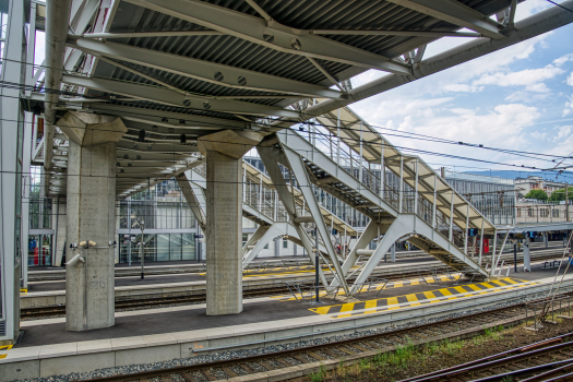 Passerelle de la gare de Chambéry