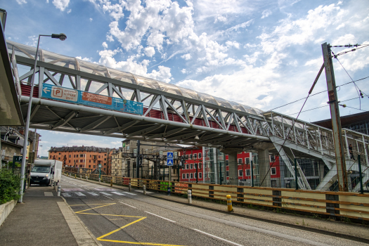 Passerelle de la gare de Chambéry