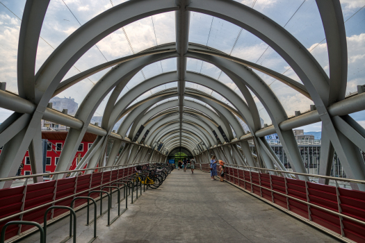 Passerelle de la gare de Chambéry