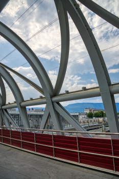 Passerelle de la gare de Chambéry