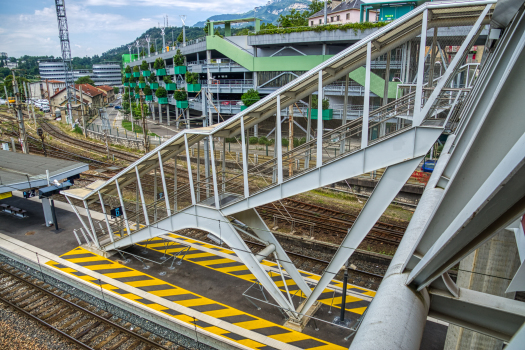 Passerelle de la gare de Chambéry