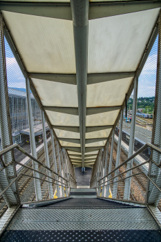 Bahnhofssteg Chambéry 