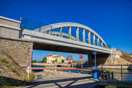 Straßenbrücke Carnon