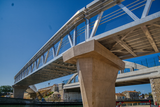 Geh- und Radwegbrücke Carnon