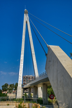 Robert Poujade Pedestrian Bridge 