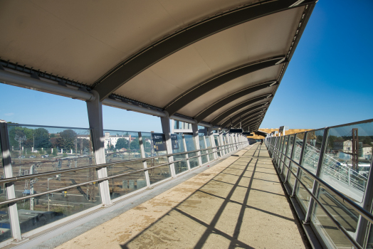 Passerelle de la gare d'Angoulême 