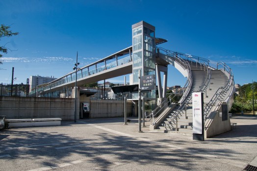 Bahnhofssteg Angoulême 