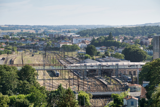 Passerelle de la gare d'Angoulême 