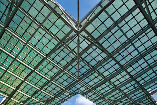 Glasdach am Bahnhof Amiens 