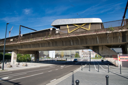 U-Bahnhof La Villette und Sambrebrücke