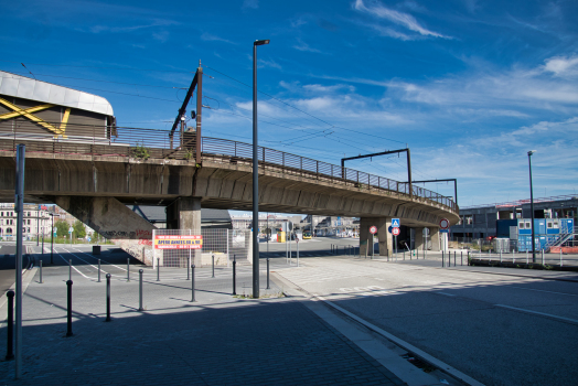 U-Bahnhof La Villette und Sambrebrücke