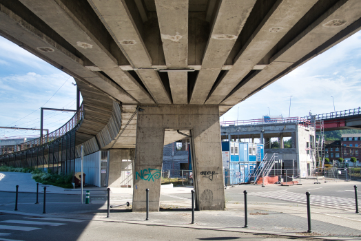 U-Bahnhof La Villette und Sambrebrücke