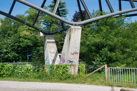 Fuß- und Radwegbrücke Porta Westfalica