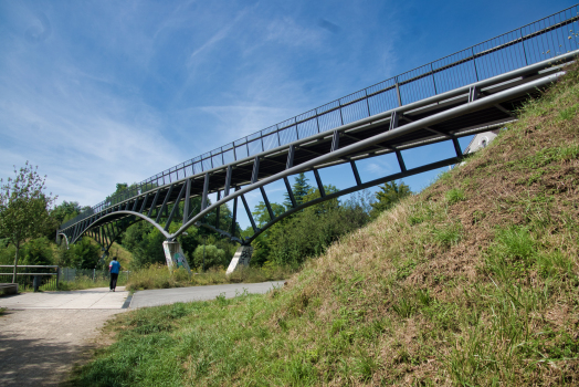 Fuß- und Radwegbrücke Porta Westfalica 