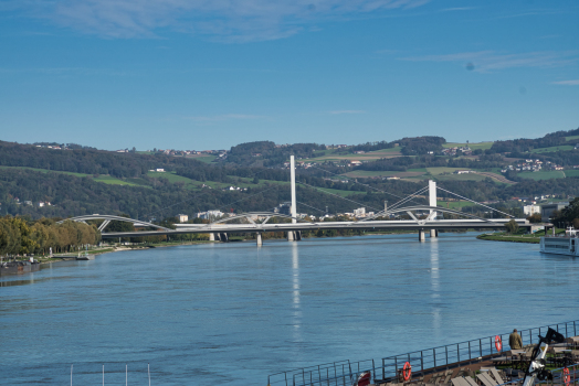 New Linz Danube River Bridge 